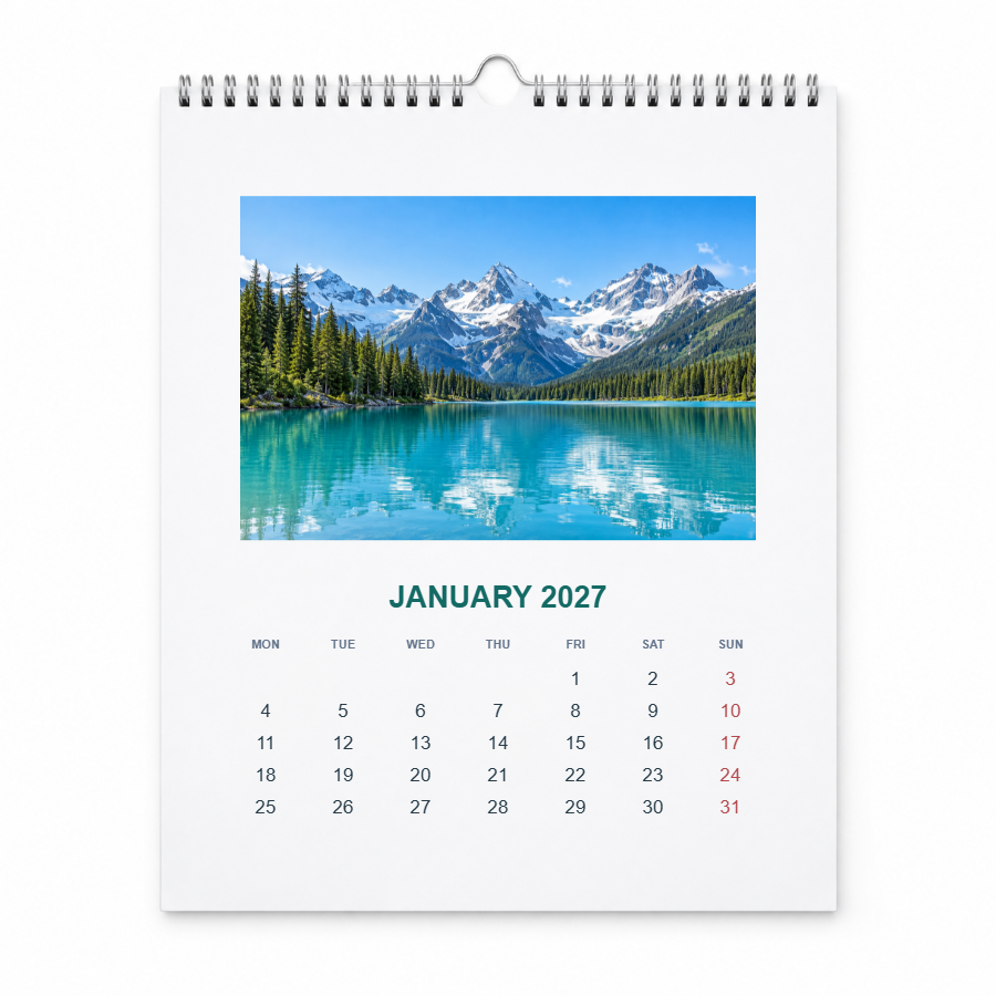 Calendar 2027 - twelve months