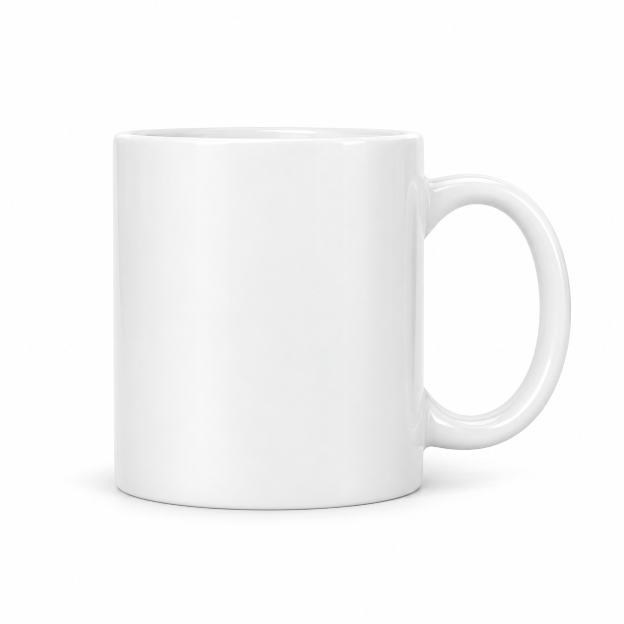 Ceramic mug - round badge